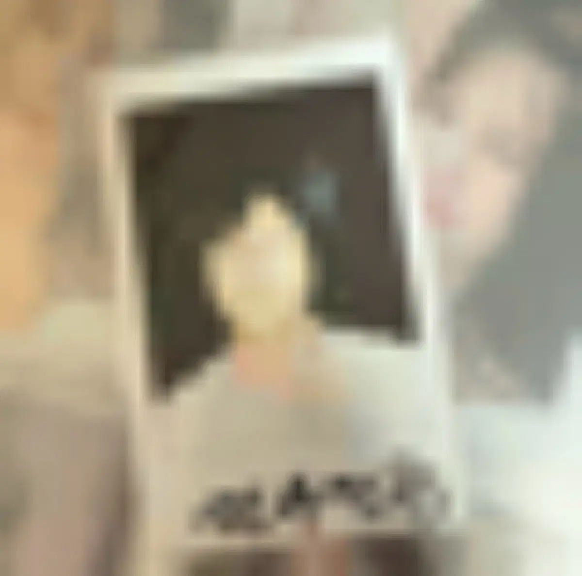 俳優 ヨン ウジン サイン入りチェキ ポラロイド