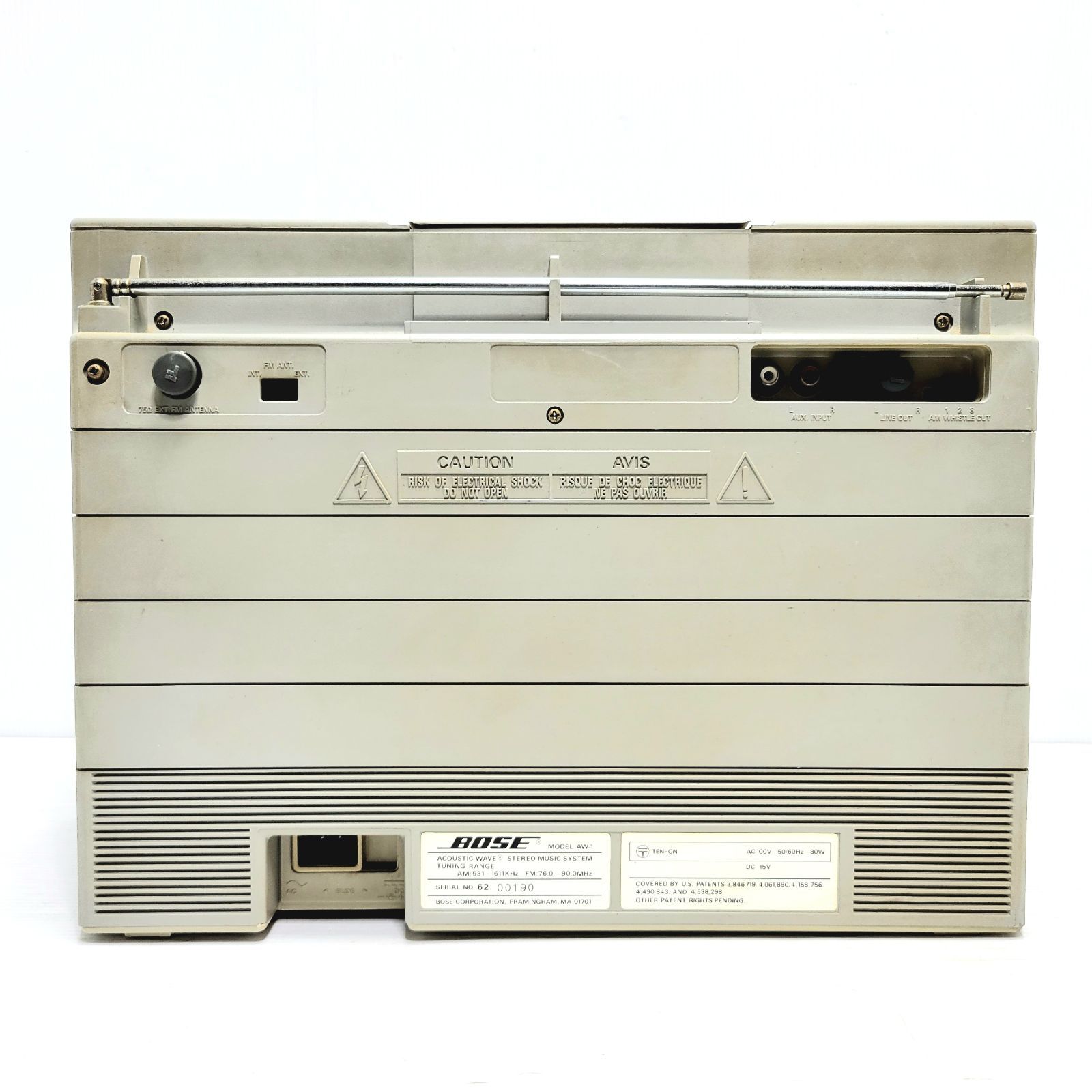 希少品】BOSE AW-1 ラジカセ ジャンク - メルカリ