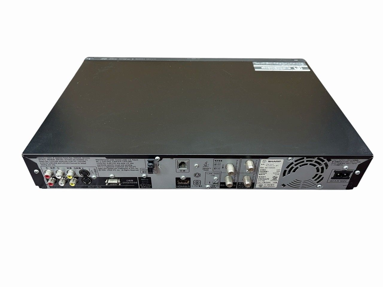 ☆状態良好☆ SHARP シャープ 320GB 1チューナー ブルーレイレコーダー