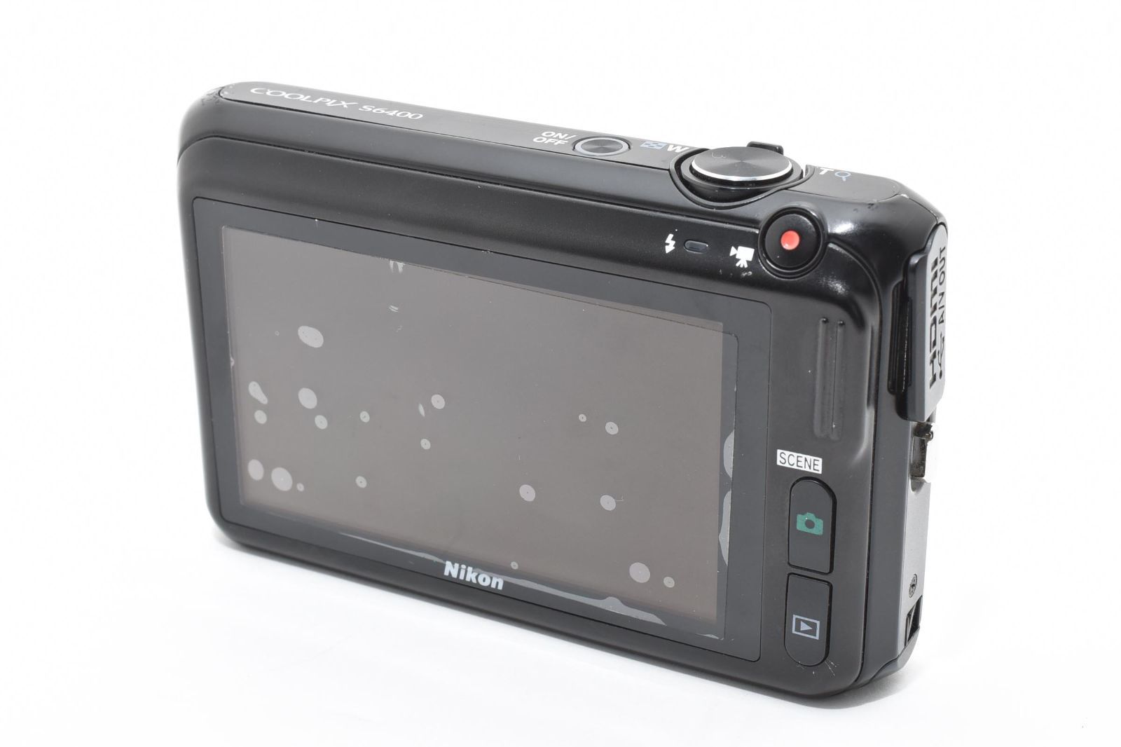 良品・完動品】Nikon ニコン COOLPIX S6400 ブラック 光学12倍ズーム