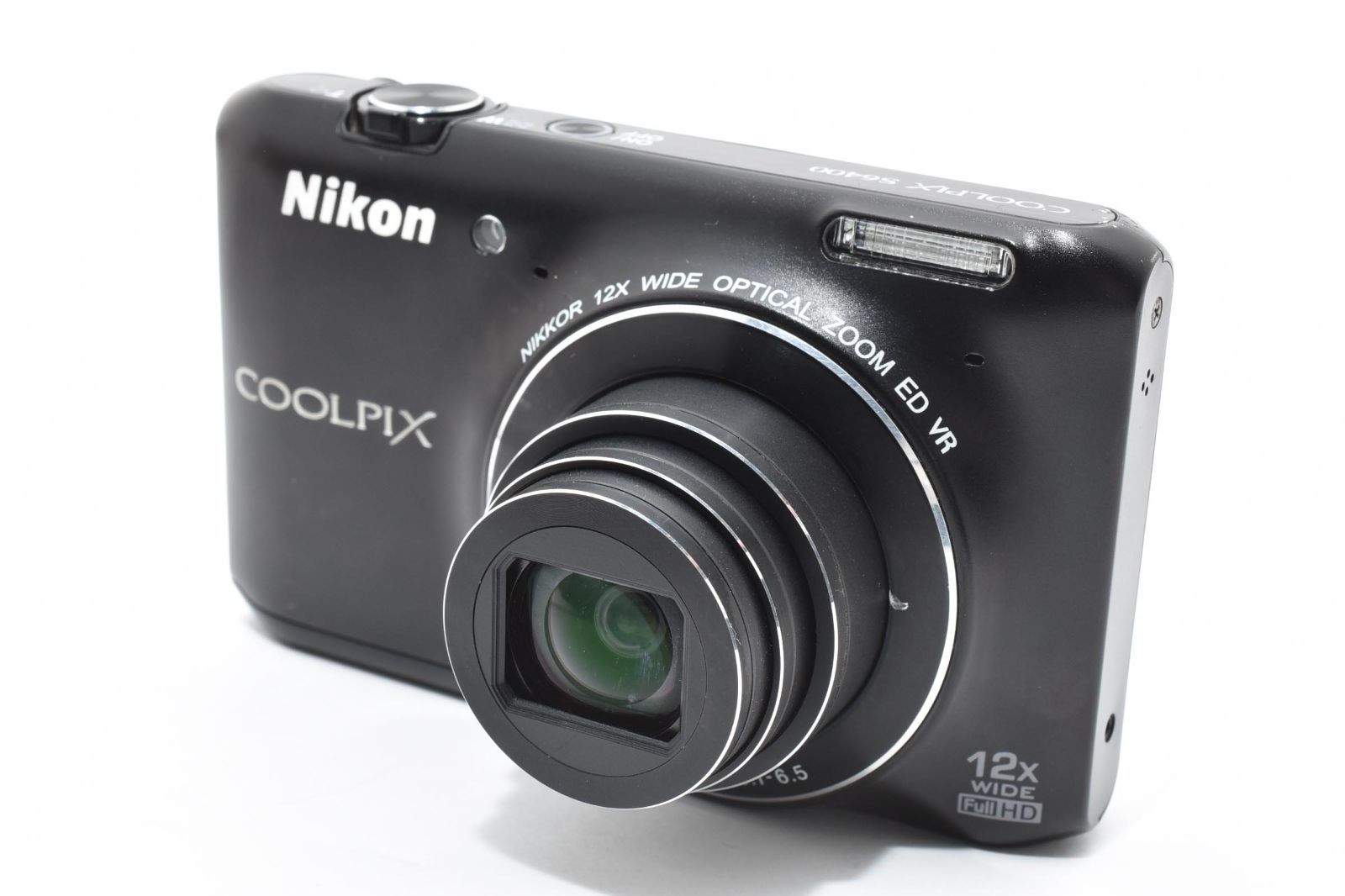 良品・完動品】Nikon ニコン COOLPIX S6400 ブラック 光学12倍ズーム