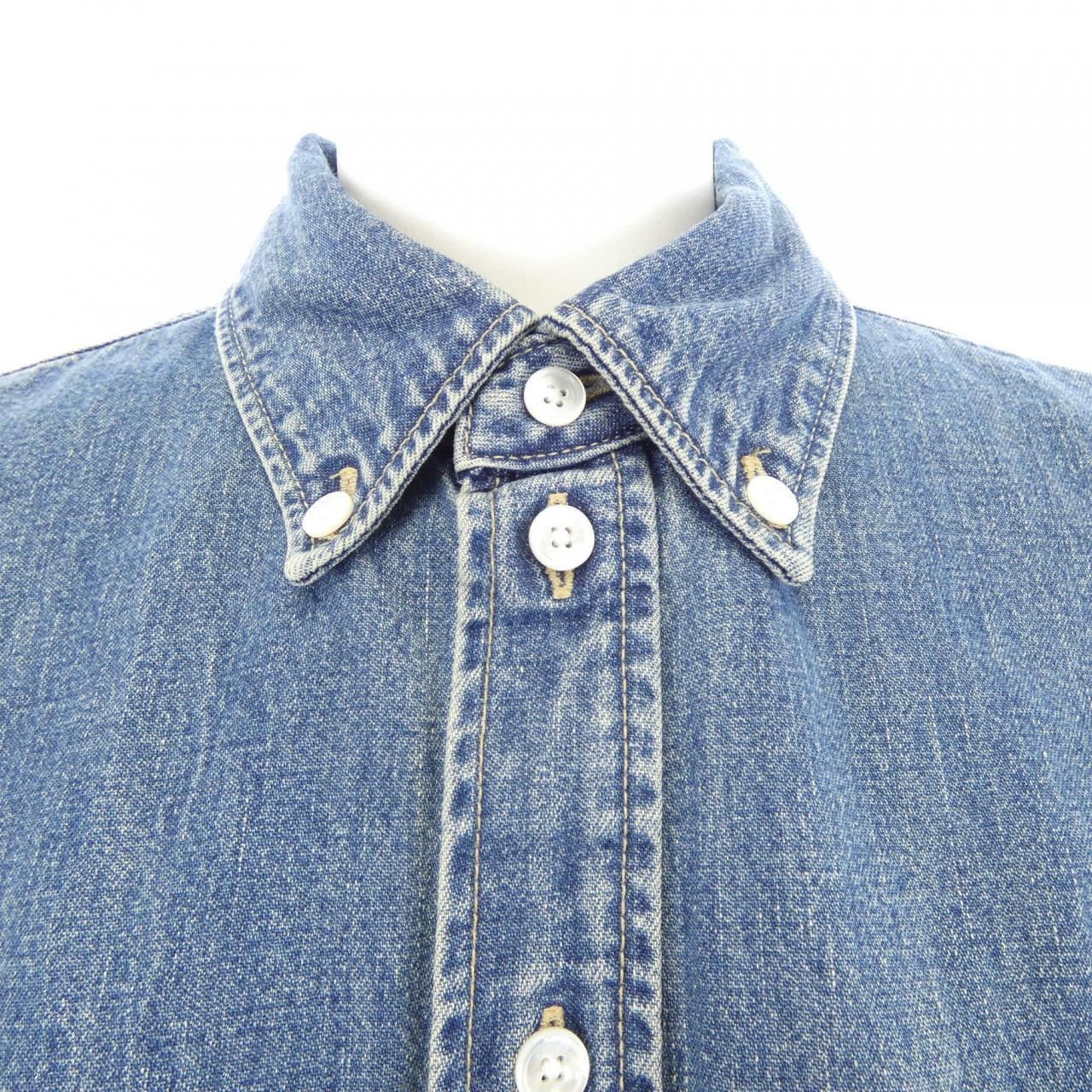 セリーヌ CELINE ユニオンオーシャンウォッシュデニム クロップド