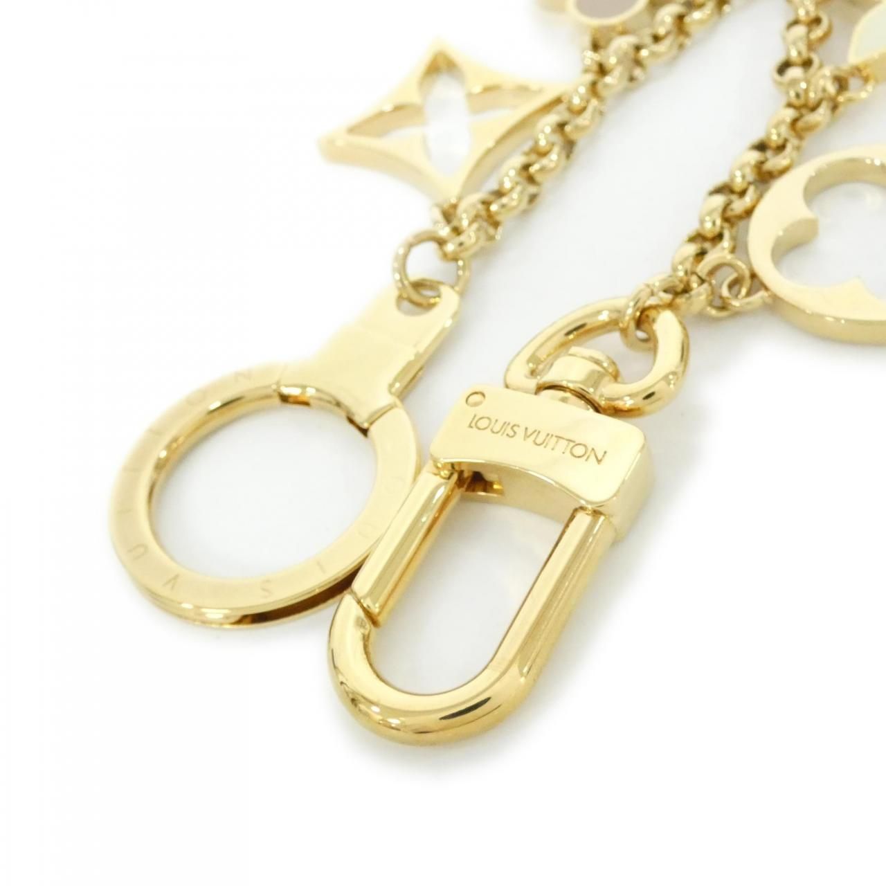 ルイヴィトン バッグチャーム チェーン フルール ドゥ モノグラム