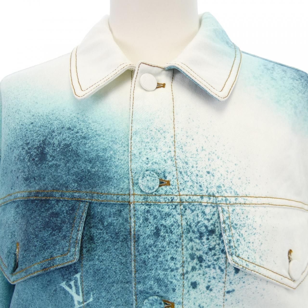 ルイヴィトン LOUIS VUITTON LVスプレーデニムジャケット HOA10WU14