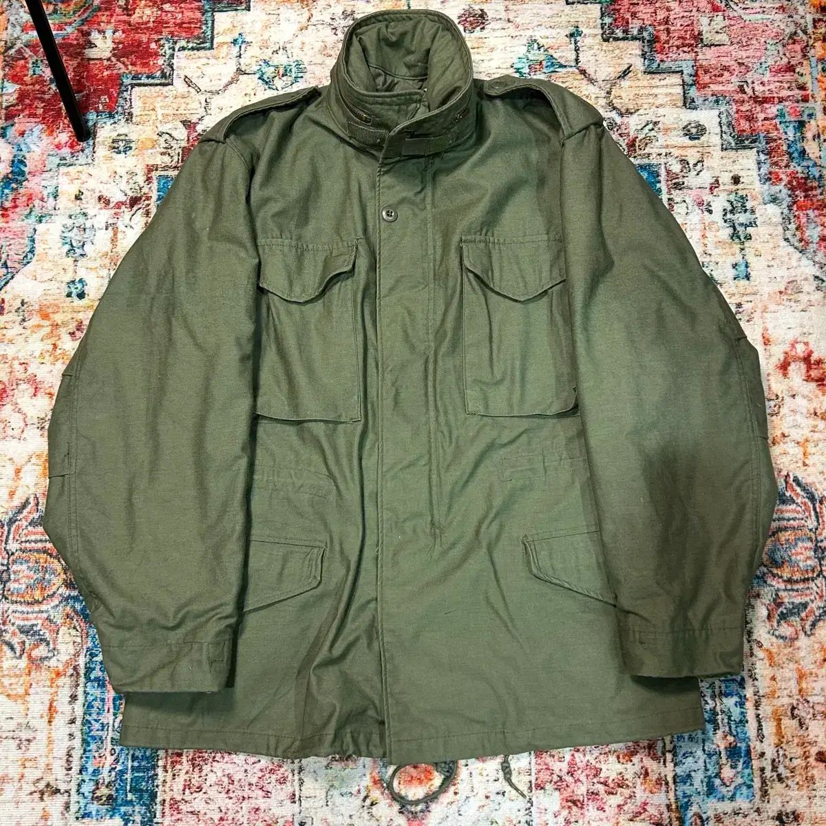 XL 80s アルファ インダストリー 民生用 m-65 フィールドジャケット OG