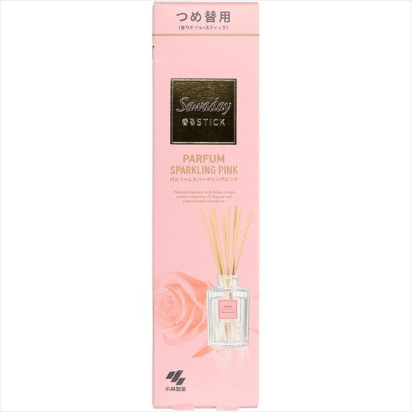 【まとめ買い-70点セット】Ｓａｗａｄａｙ香るＳｔｉｃｋ替パルファムスパークリングピンク 【 小林製薬 】 【 芳香剤・部屋用 】