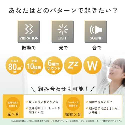 テレビで紹介 ヒカリデ 光目覚まし時計 デジタル 光･振動･大音量アラーム 3種類組合せ 音6種類 鳥のさえずり 波の音 起きれる ホワイトp d 4 fc 6 c 65 その他 キッチン 食器