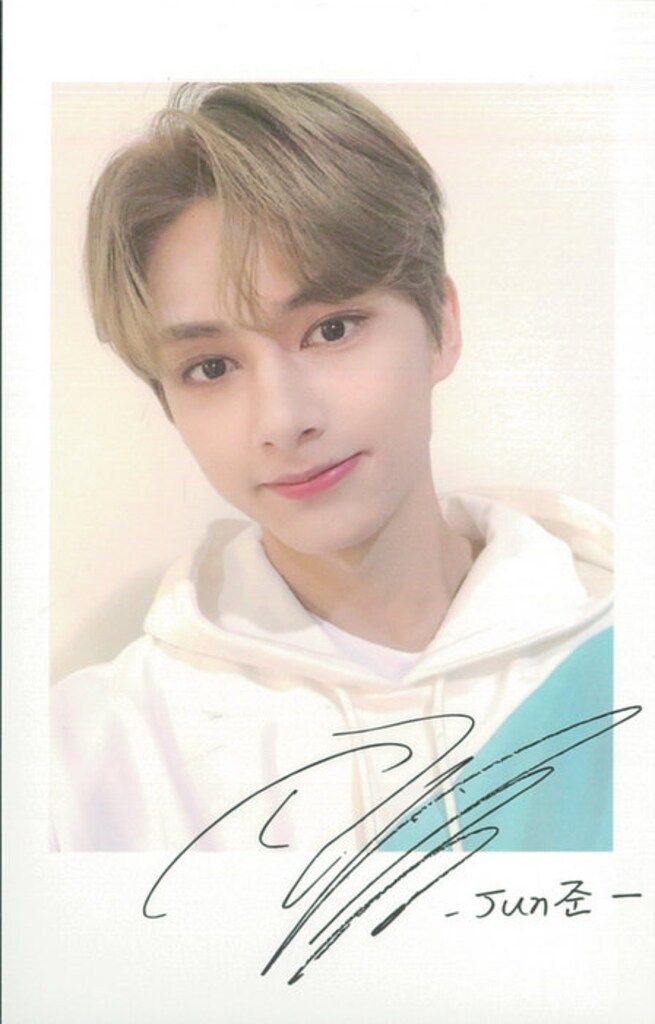 SEVENTEEN JUN ジュン ヘンガレ サイン Carat盤 SEVENTEEN JUN 2020 4TH FAN MEETING CARAT LAND サイン - メルカリ