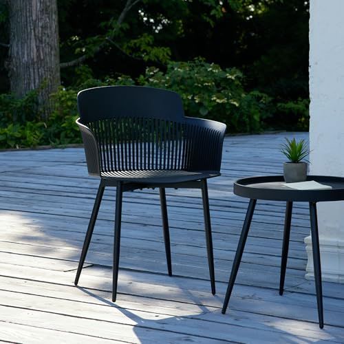 迅速に発送 VENTOTA ダイニングチェア 2脚セット 肘付き リビングチェア 軽量 耐水性 北欧 おしゃれ 食卓椅子 カフェ ベランダ テラス レジャー アウトドアチェア 多機能 家庭 商業 屋内 屋外用 Setavot cf b 03 a 8 acd