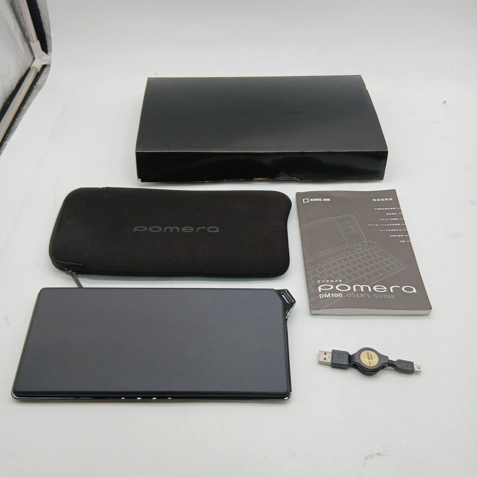 No.4972 キングジム デジタルメモ ポメラ DM 100 ブラック