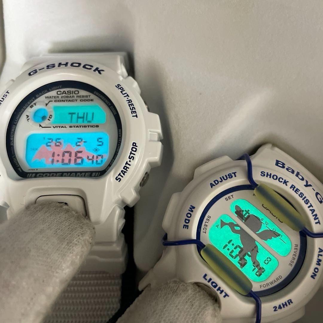 初代ラバコレ LOV96-1 （DW-6696（G-SHOCK）＆ BG-350（Baby-G