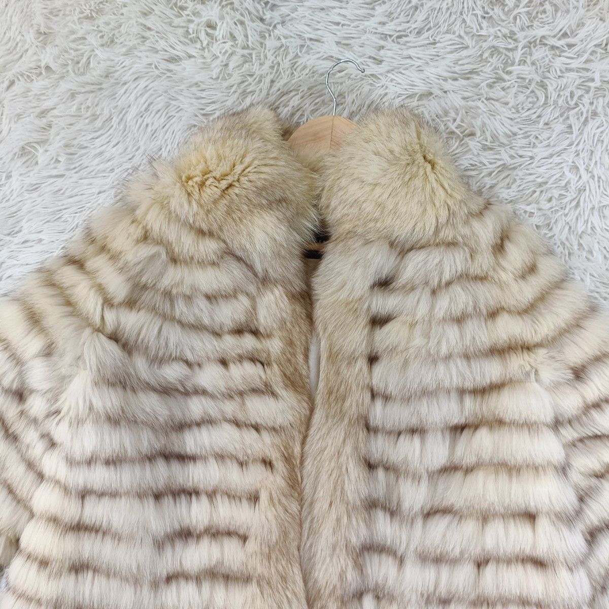 ブルーフォックス ファーコート フォックスコート リアルファー 貂 本