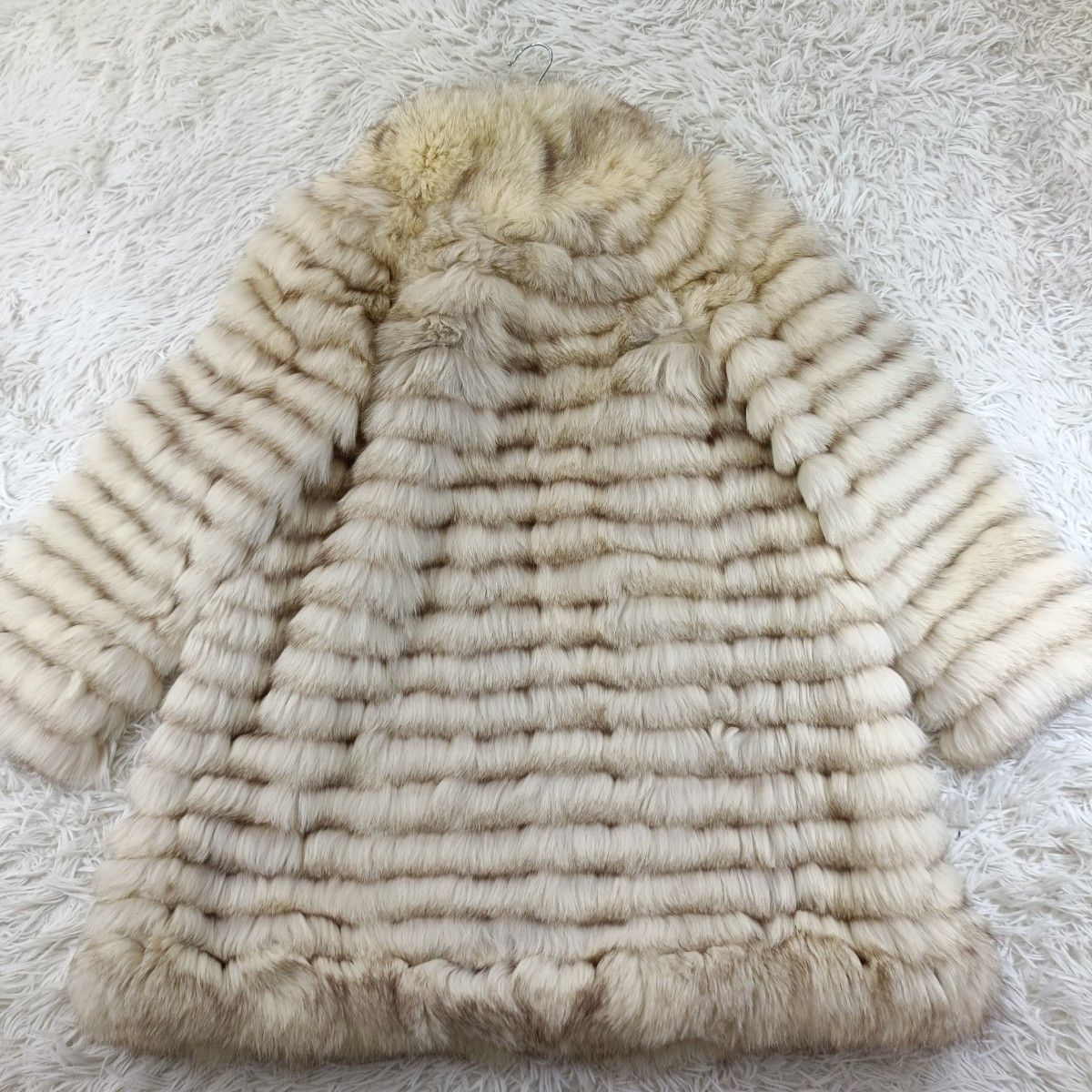 ブルーフォックス ファーコート フォックスコート リアルファー 貂 本