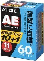 TDK オーディオカセットテープ AE 60分11巻パック [AE-60X11G] - メルカリ