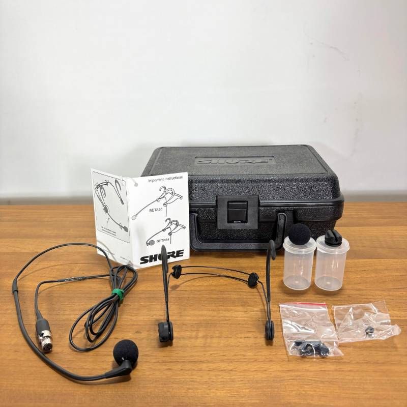 SHURE BETA 54 ヘッドウォーンボーカルマイクロホン ハードケース付き