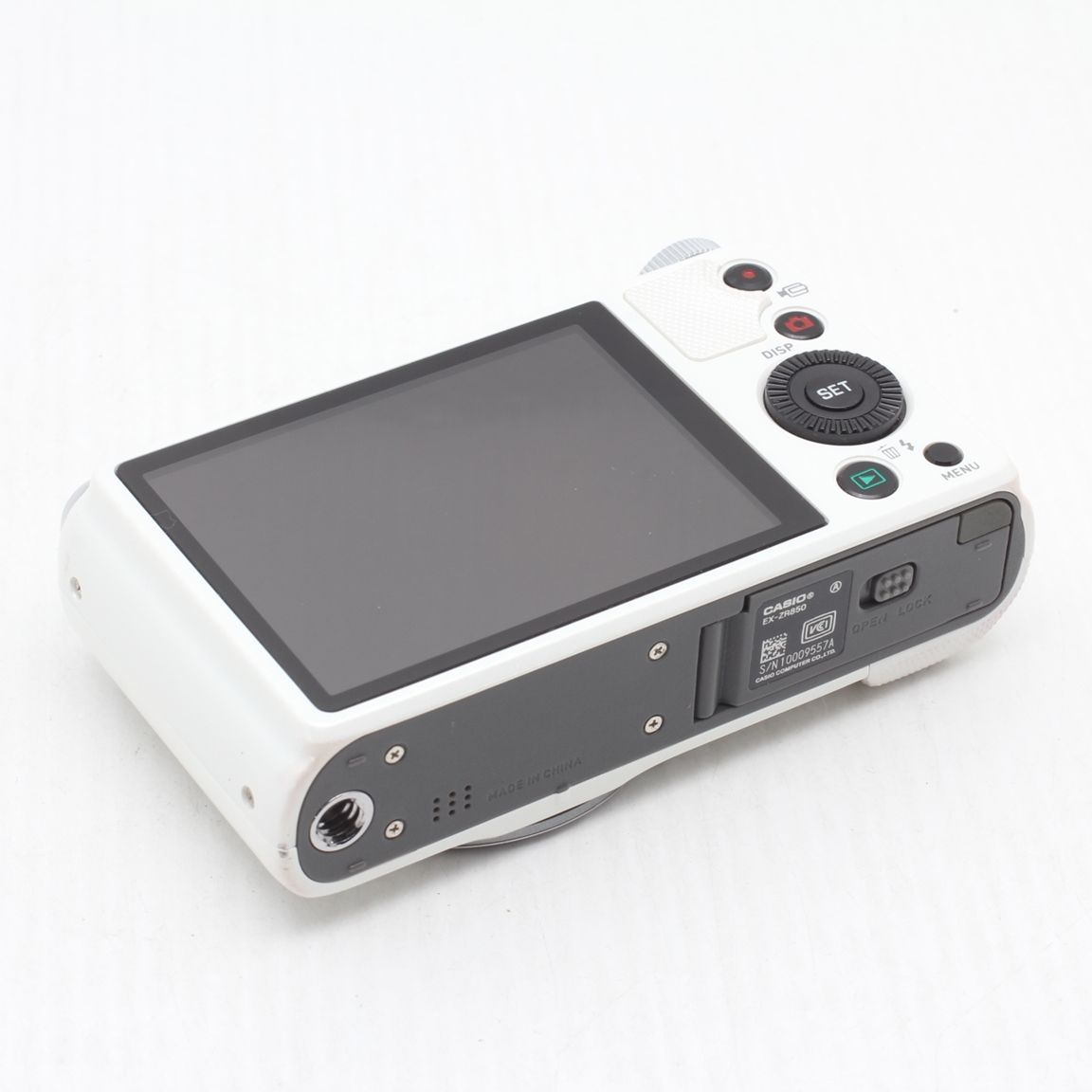 美品】CASIO カシオ デジタルカメラ EXILIM EX-ZR850WE ホワイト JS129