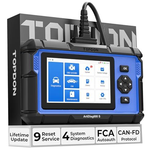 TOPDON AD 600 S OBD 2 診断機 ABS|SRS|AT|エンジン用故障診断機 9つのリセット機能 オイル|ブレーキ|BMS|SAS|DPF|TPMS|ETSリセット|ABSブリーディング|インジェクターコーディング 無料の生涯アッ 70 d 94 baa