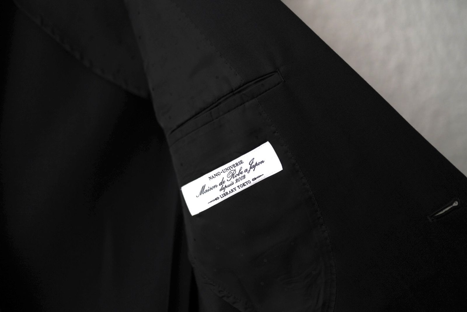 3ピースセットアップスーツ / nano universe maison de robe in japon