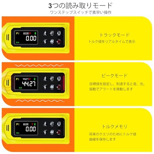  迅速に発送 ATsafepro トルクレンチ デジタル 3|8 0.9?60 Nm 9.5 mm差込角 5単位 in-lb|ft-lb|Nm|kg-cm|kg-m 変換 車 バイク 自転車 オートバイ 自動車のメンテ 9739 d 267 まな板 その他 キッチン 食器