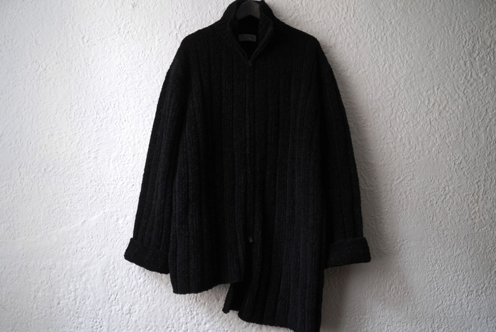 24AW 3G4 RIB ASYMMETRY DRIVERS KNIT アシンメトリードライバーズ 