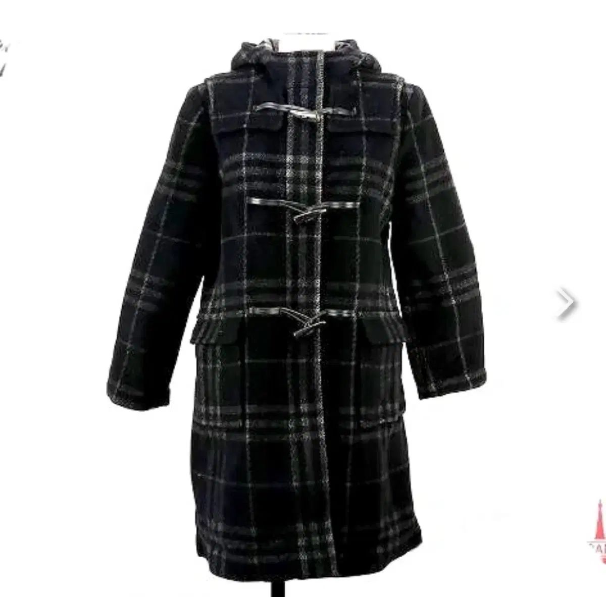 BURBERRY バーバリー ノヴァチェック ダッフルコート（トグルボタン