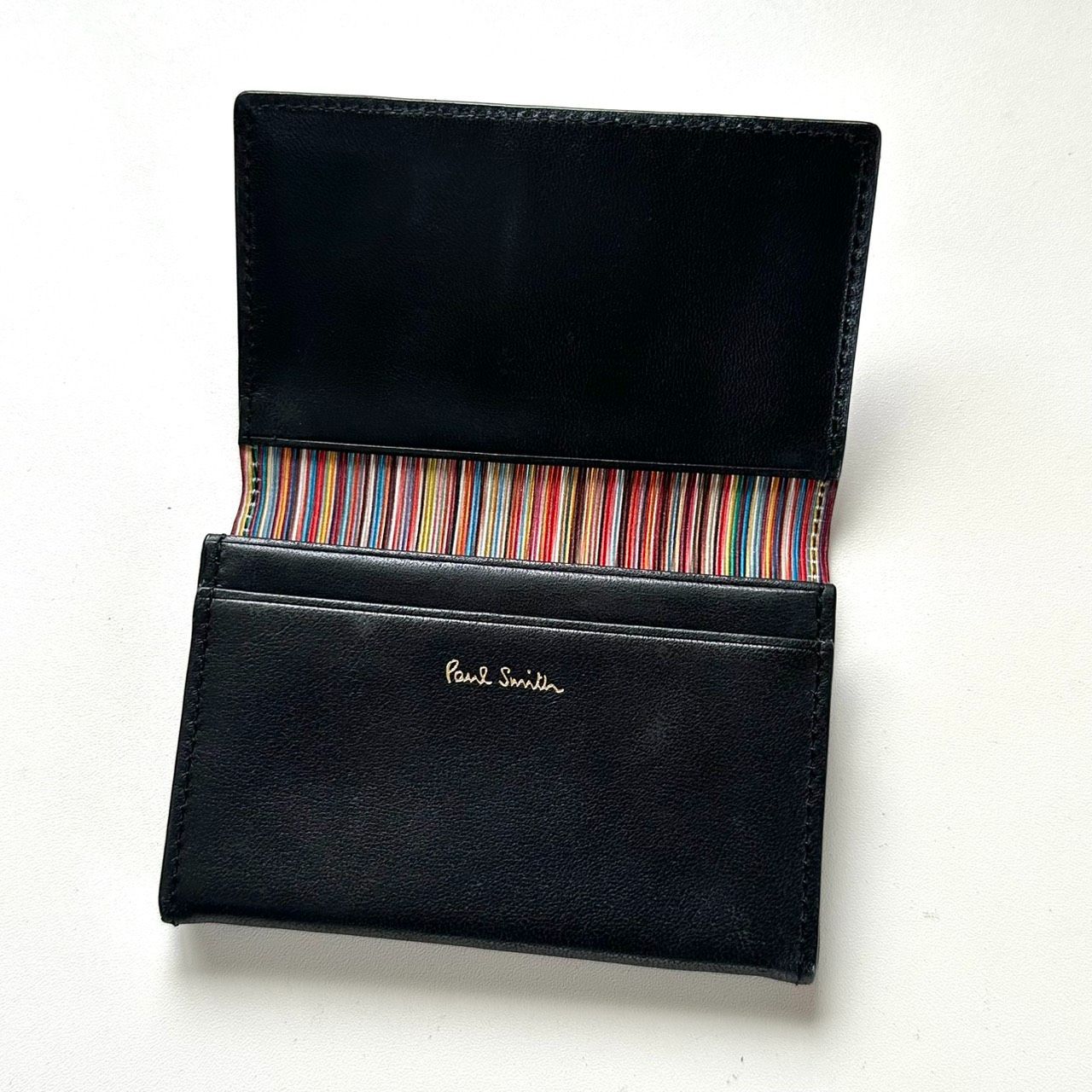 ポールスミス Paul Smith 名刺入れ カードケース マルチストライプ