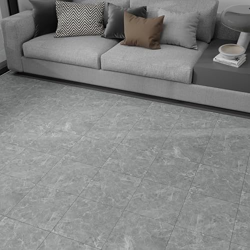 迅速に発送 フロアタイル 大理石 約3.8畳| フローリング マット 置くだけ クッション フロア 床 リメイク シート 接着剤不要 貼るだけ 初心者OK 賃貸ok 防水 床材 DIY ピタフィー フロリングタイル 304.8*304 26 cfc 05 d