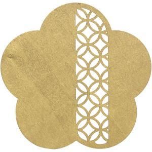 SG Wonder zone ウッドプレート 七宝梅L S 金 赤 790-032 G 入数 25