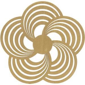 SG Wonder zone ウッドプレート ねじり梅L S 金 赤 790-029 G 入数 25