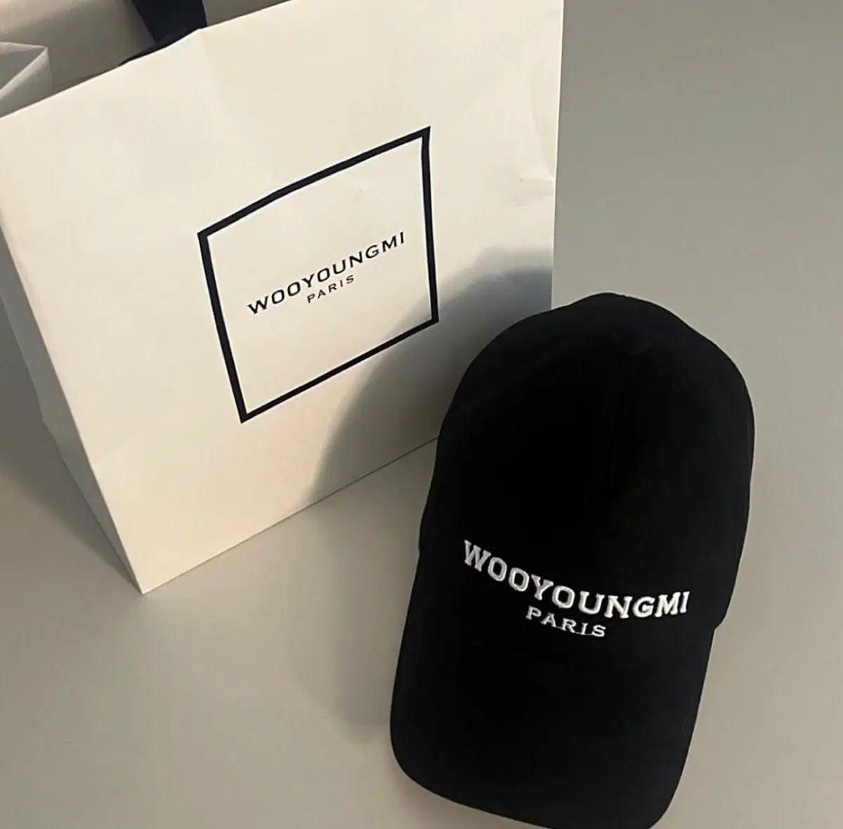 WOOYOUNGMI ウーヨンミ ロゴ 刺繍 ベースボールキャップ - メルカリ