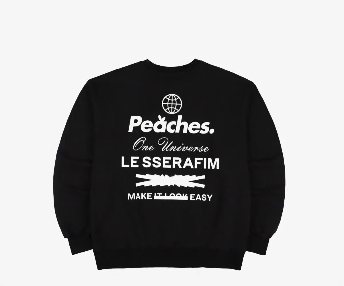 ピーチス X LE SSERAFIM（ルセラフィム・ルセラ） クルーネック