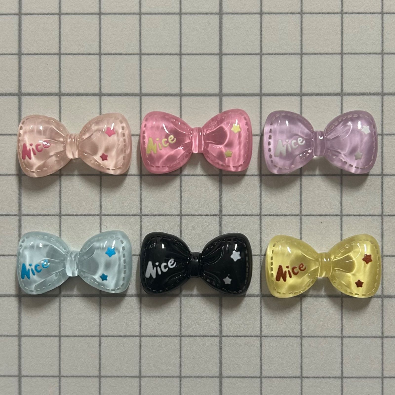 1セット 6個入り 120円 デコパーツ ホイップ ホイップデコ