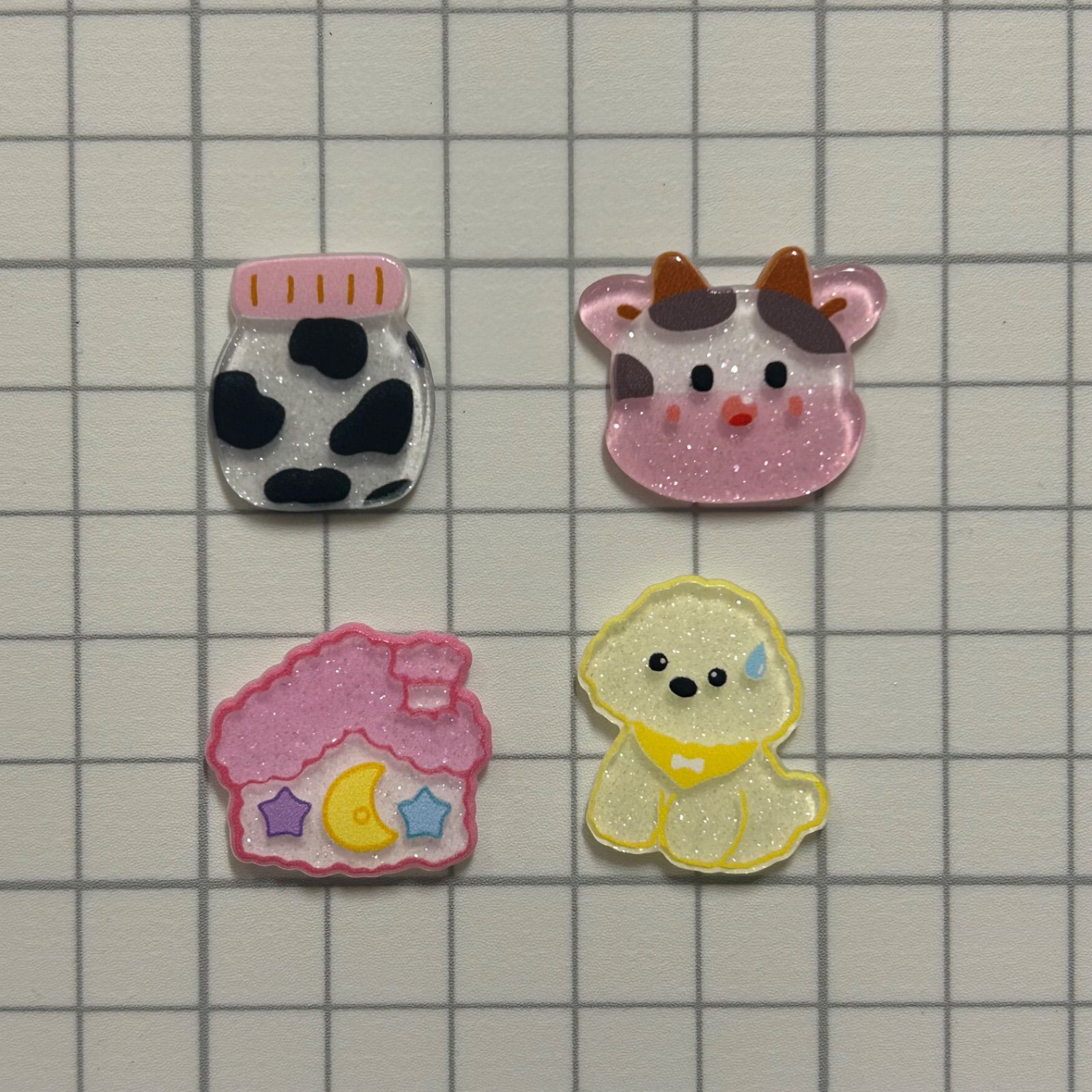 1セット 4個入り 80円 デコパーツ ホイップ ホイップデコ ハンドメイド