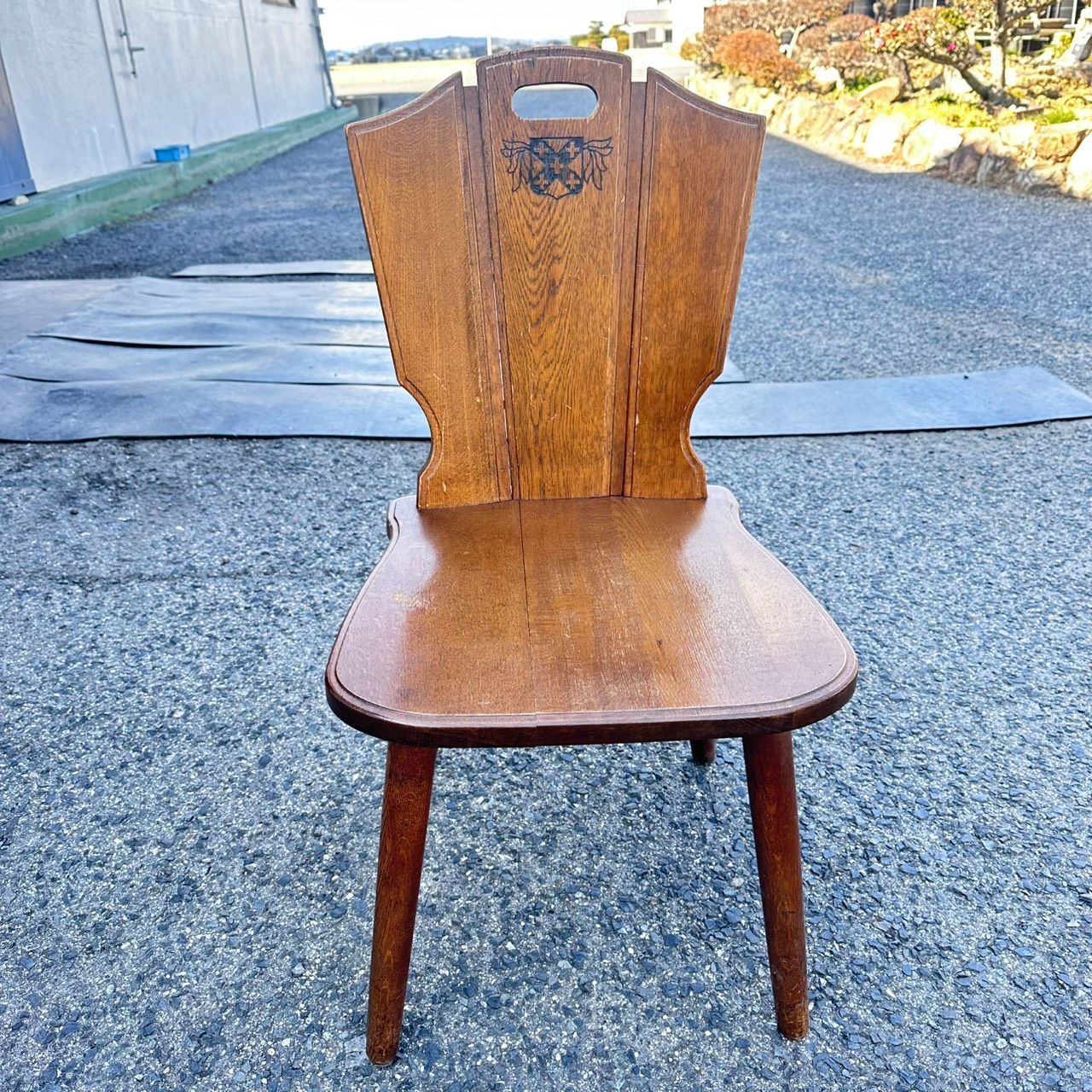 送料無料！ E USDE オールドカリモク ルスティック ダイニングチェア