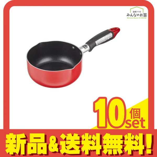 パール金属 コンパクト ふっ素加工両口付鍋 ガス火 14 cm セット まとめ売り