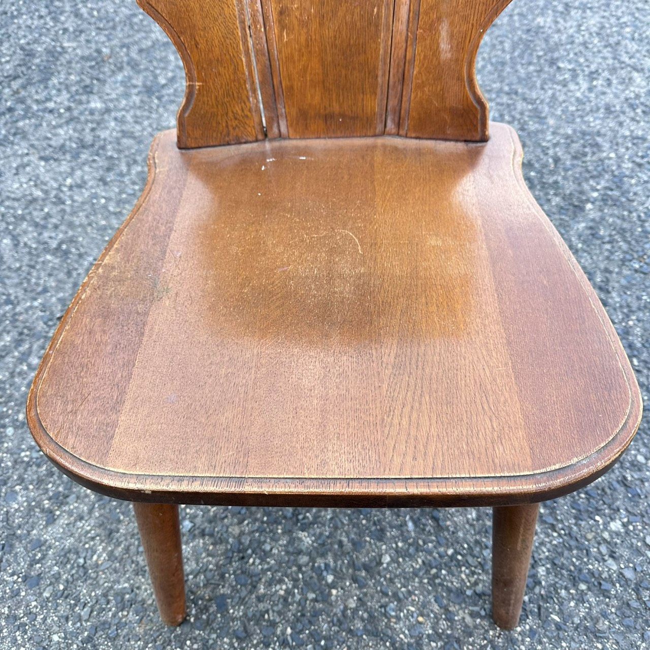 送料無料！ E USDE オールドカリモク ルスティック ダイニングチェア