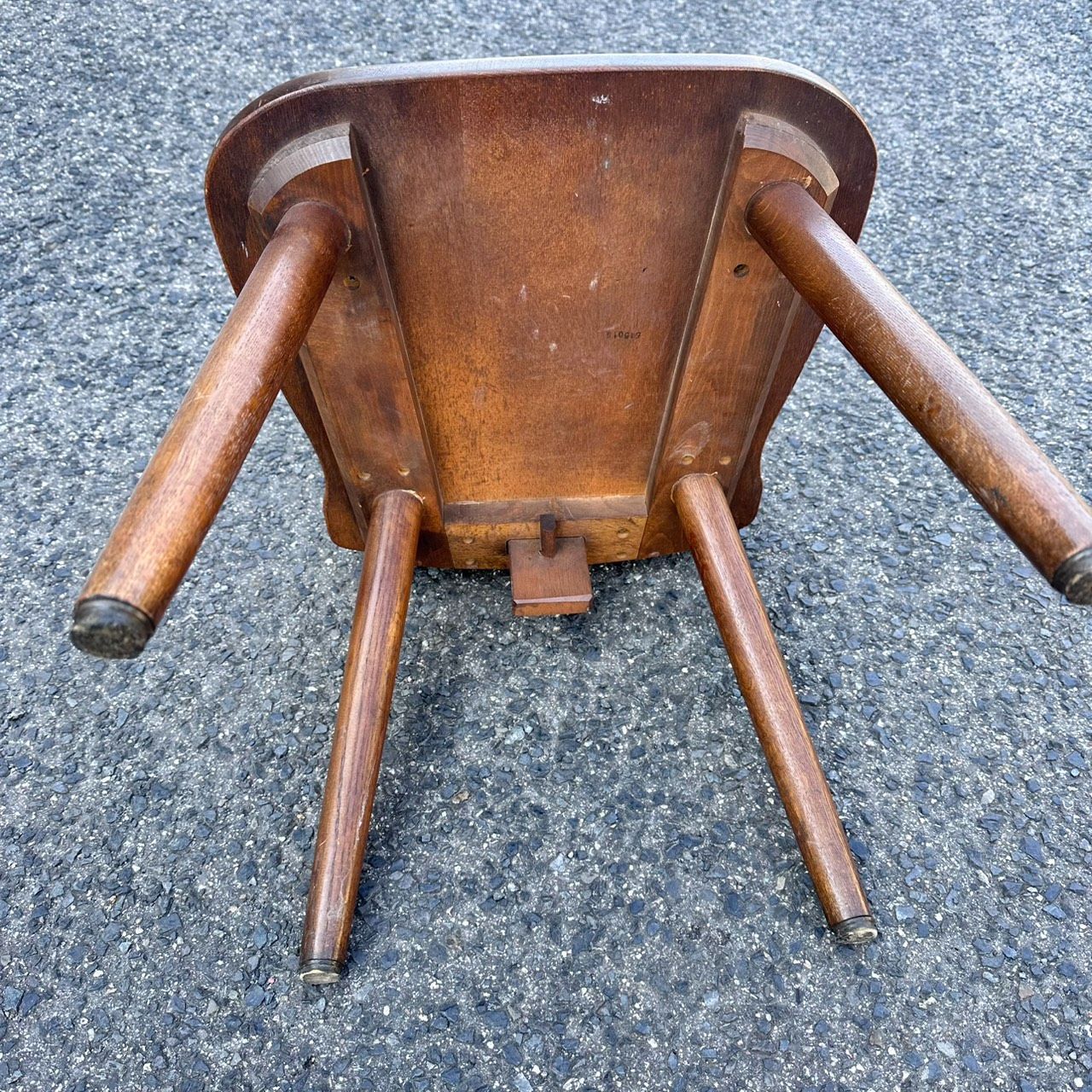 送料無料！ E USDE オールドカリモク ルスティック ダイニングチェア