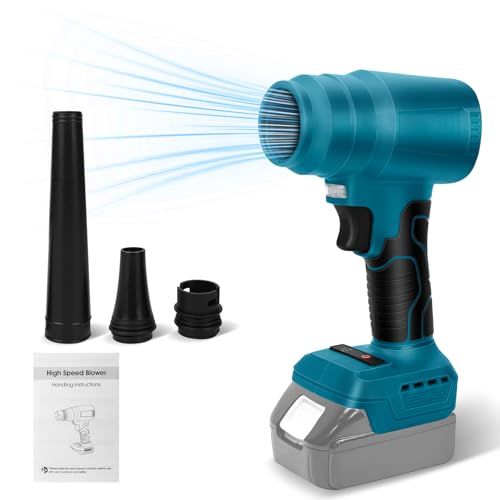 迅速に発送 ブロワー マキタ 18 V エアダスター 強力 洗車 充電式 マキタバッテリー適用 ブロワバキューム 無段速度調整 洗車水飛ばし 落ち葉集め 9724 c 8 1