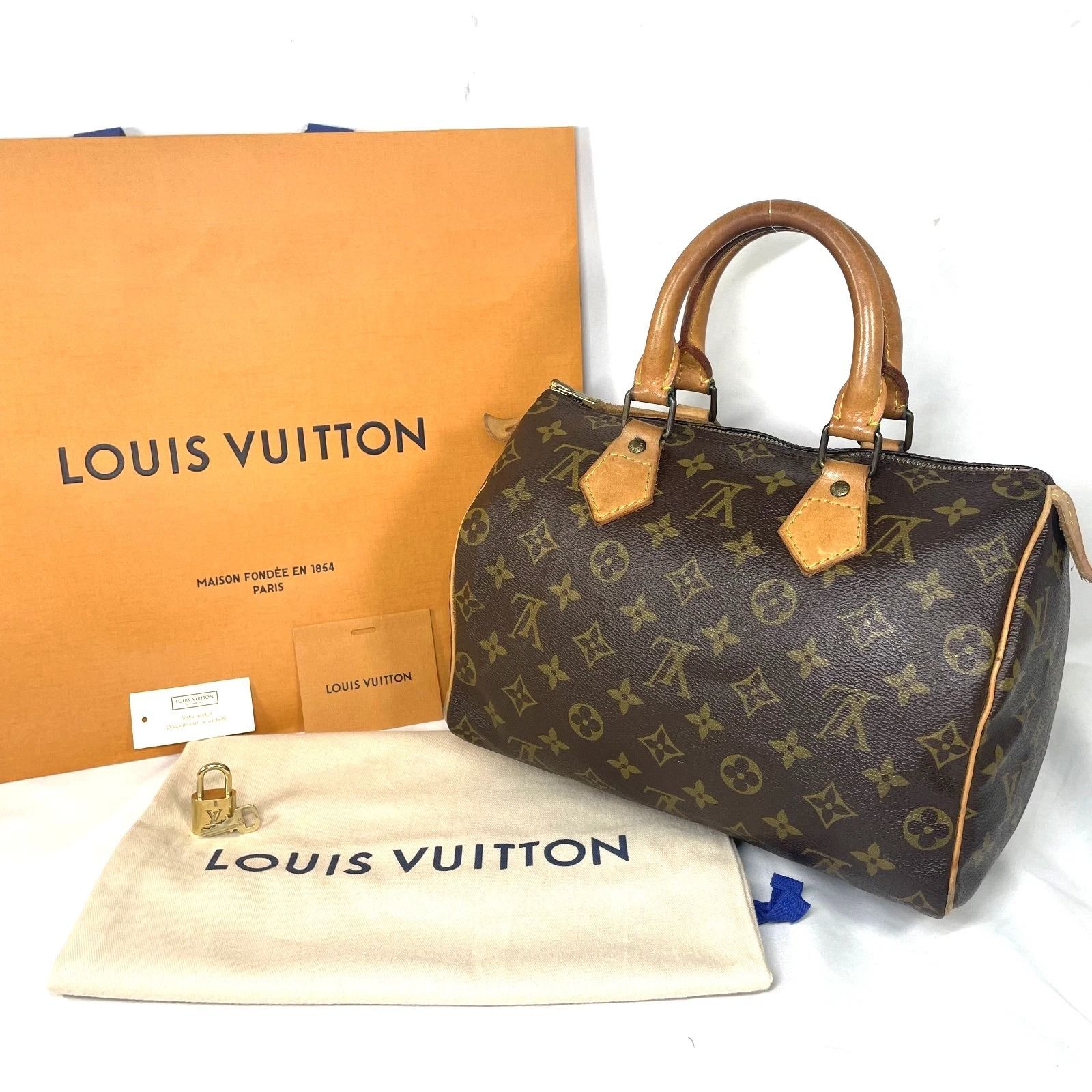 本物】ルイ ヴィトン Speedy 25 スピーディ25 モノグラム M41528 LOUIS
