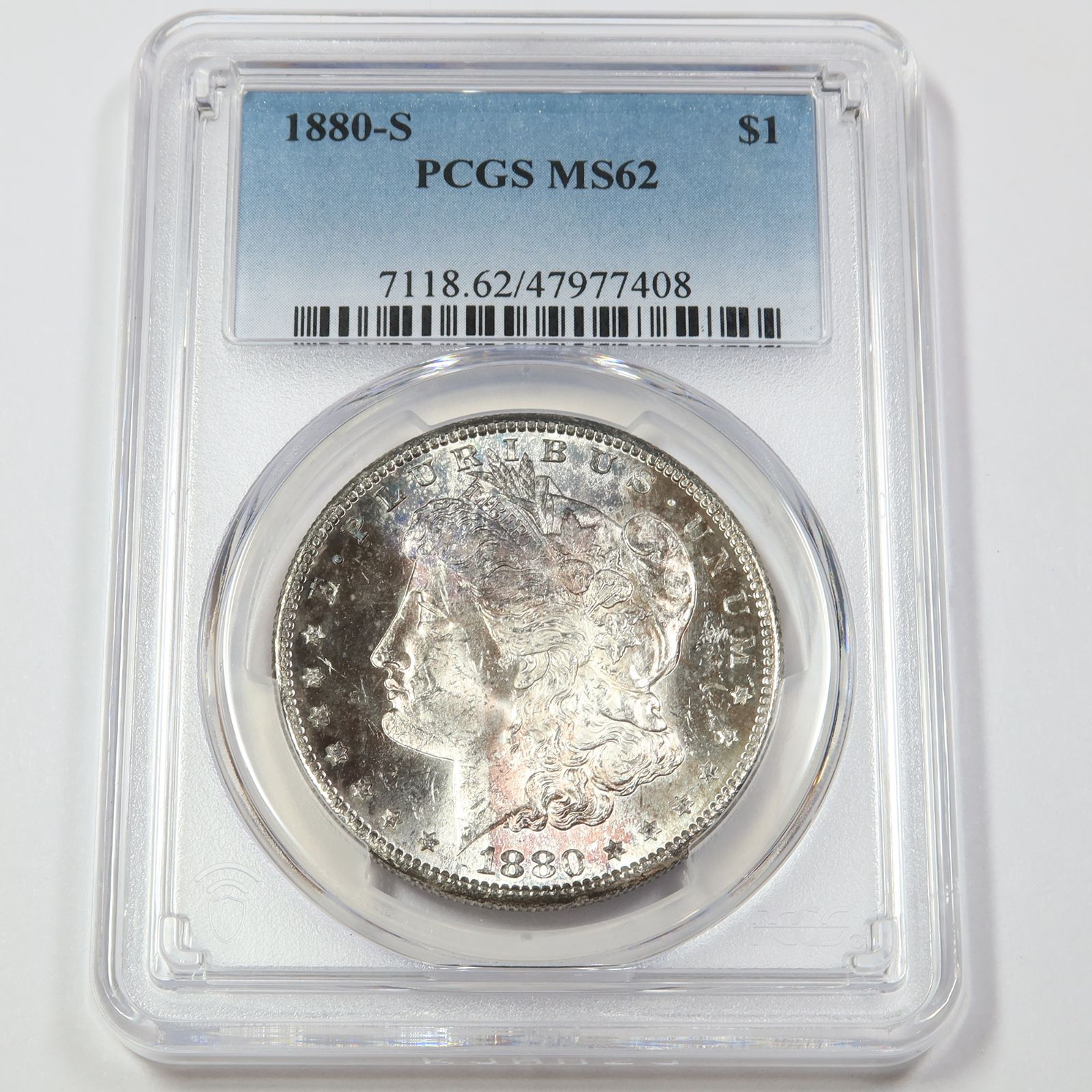 1880 S PCGS MS62 | TD シルバー モルガン ダラー - 1ドル コイン