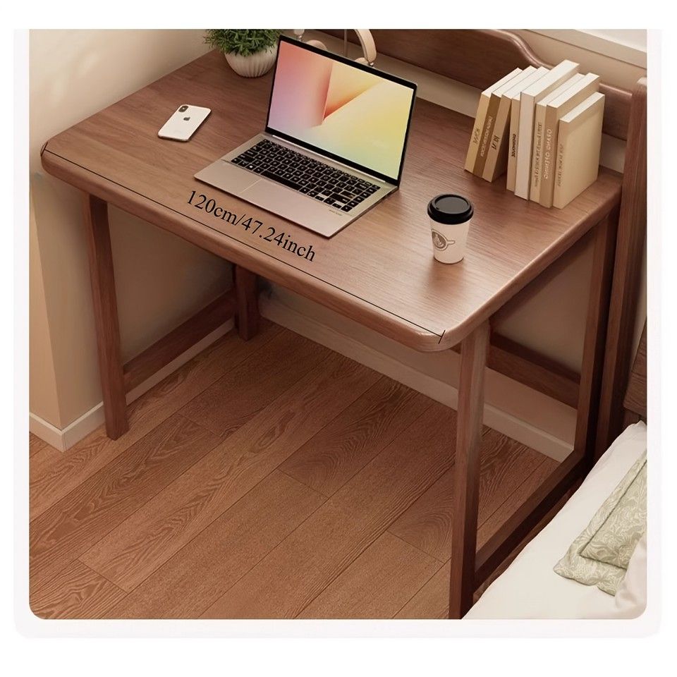 折りたたみ式】【天然木】省スペース木製デスク 学習机 勉強机