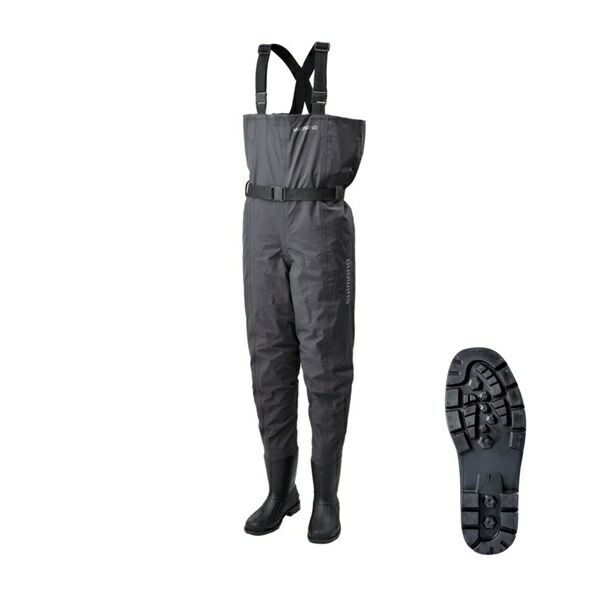 シマノ ウェーダー FF 042 X DS 4 チェストハイ ラジアル チャコール XL