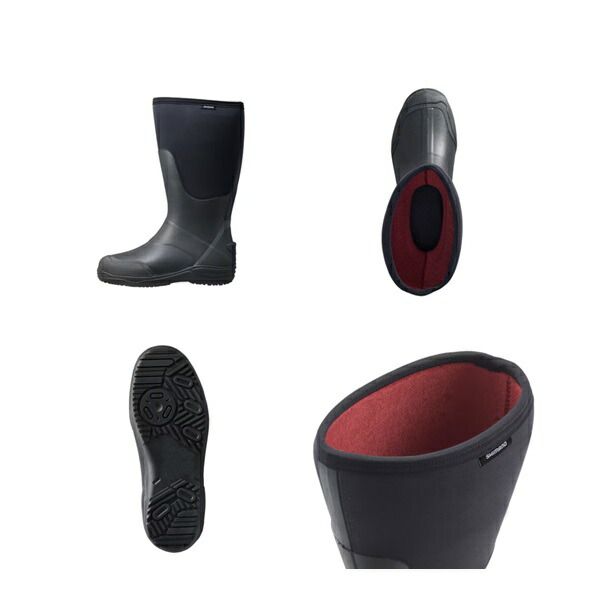 シマノ FB 033 W サーマルブーツ ワイド ラジアル ブラックチャコール L