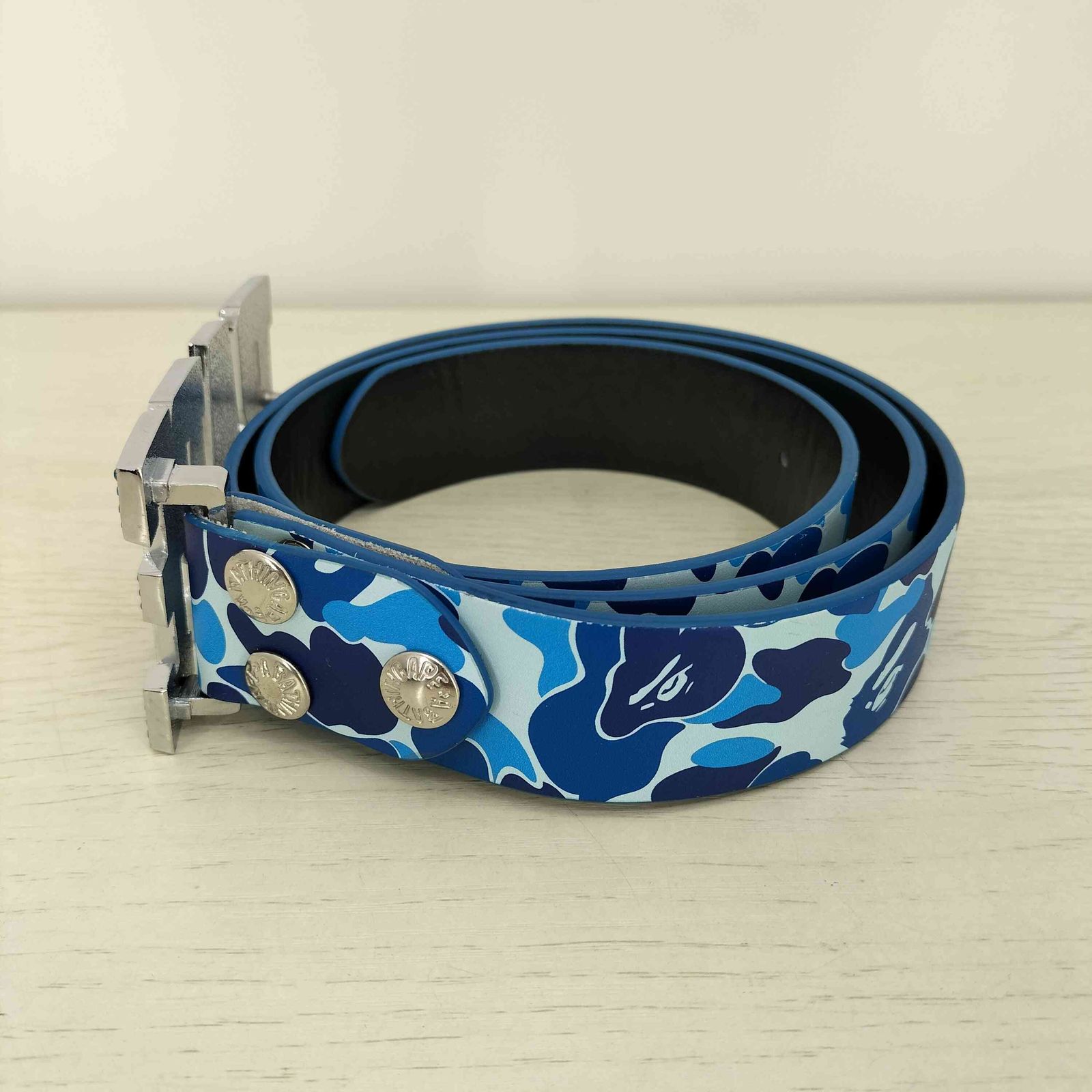 アベイシングエイプ A BATHING APE 24aw ABC COMO BAPE LETHER BELT