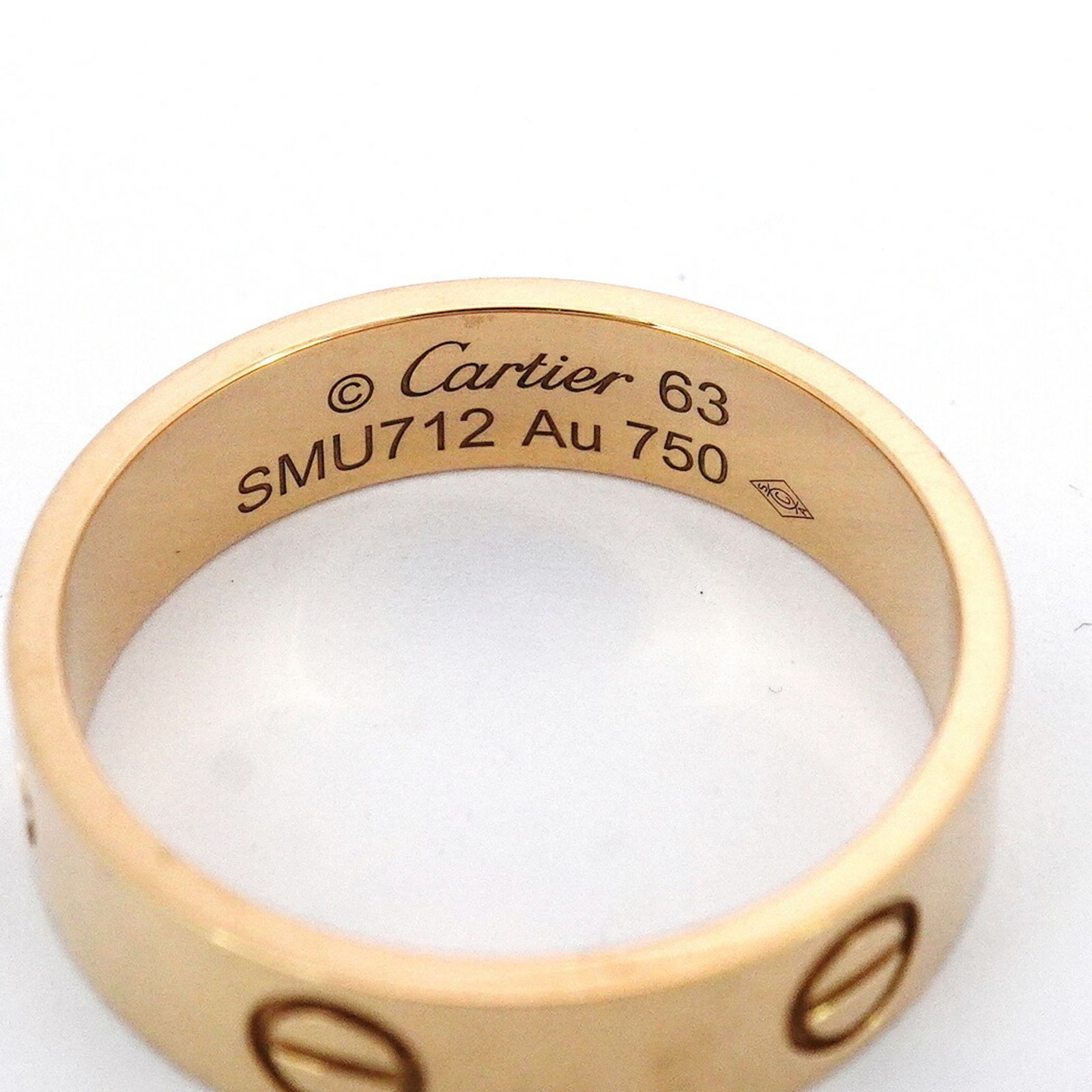 Cartier LOVEリング K18ホワイトゴールド サイズ60 本体のみ Cartier LOVEリング K18ホワイトゴールド サイズ60 本体のみ Cartier