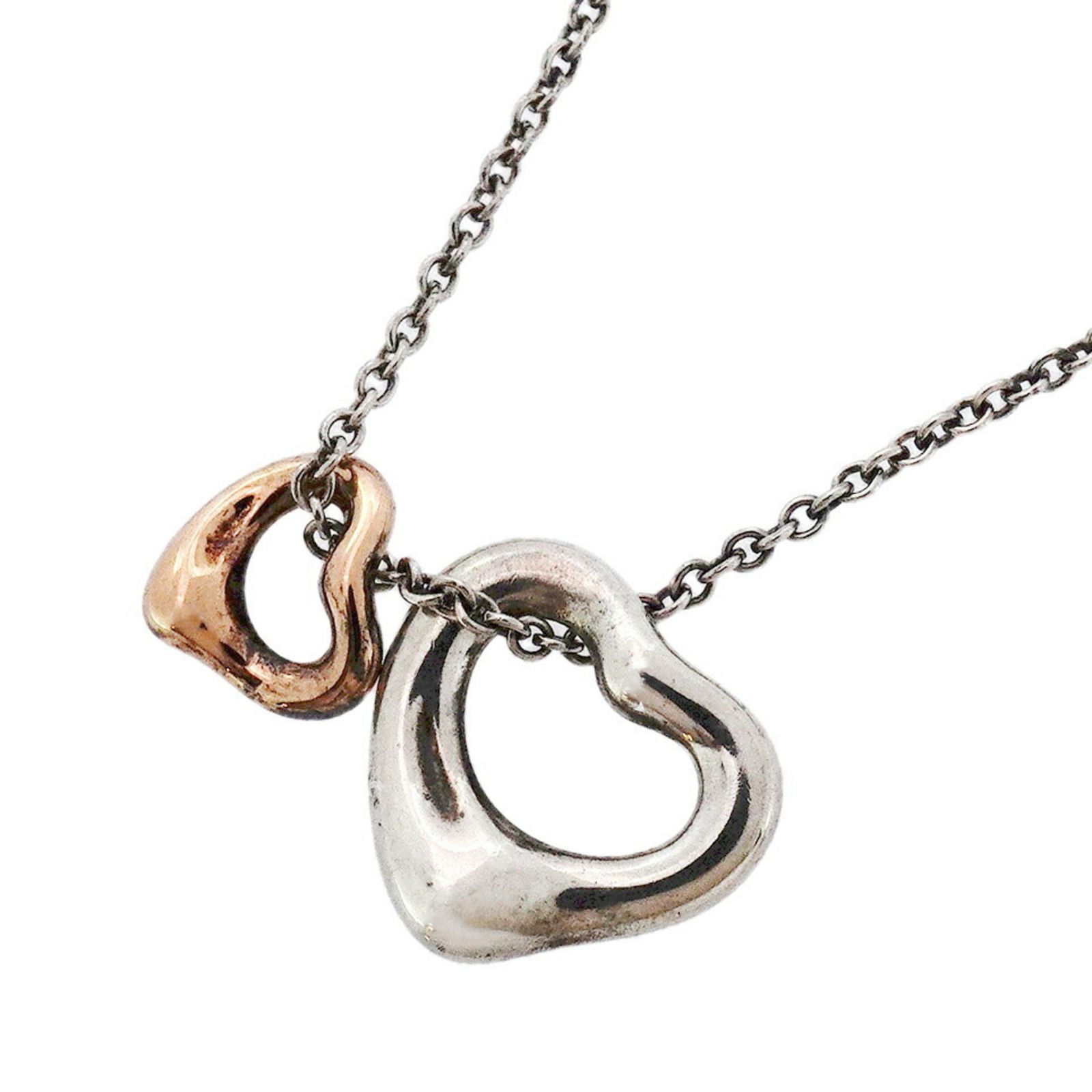 ティファニー(Tiffany) ティファニー ネックレス ダブルハート 18KPG 