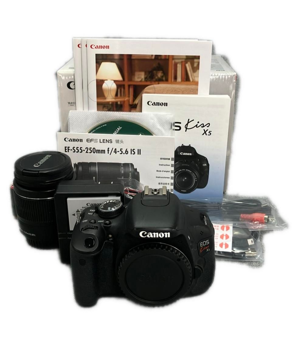 L19 Canon EOS Kiss X5 デジタル一眼レフカメラ ボディ 動作品 1円