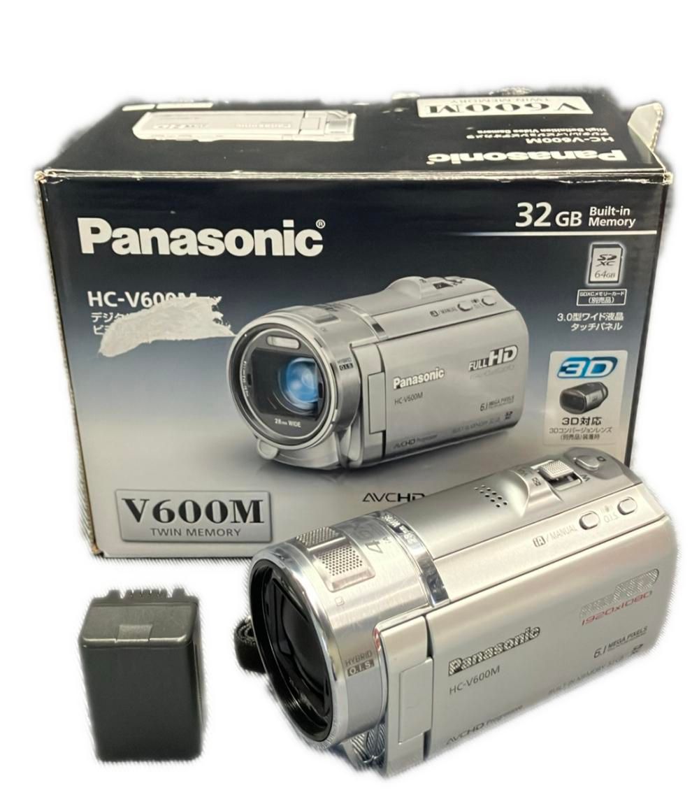 訳あり パナソニック ビデオカメラ HC-V600M Panasonic - メルカリ