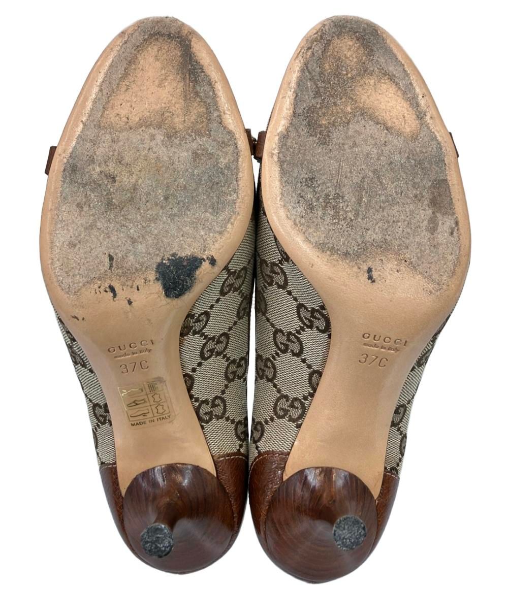 グッチ GG柄バンブービットパンプス 138711 レディース SIZE 37 (24cm