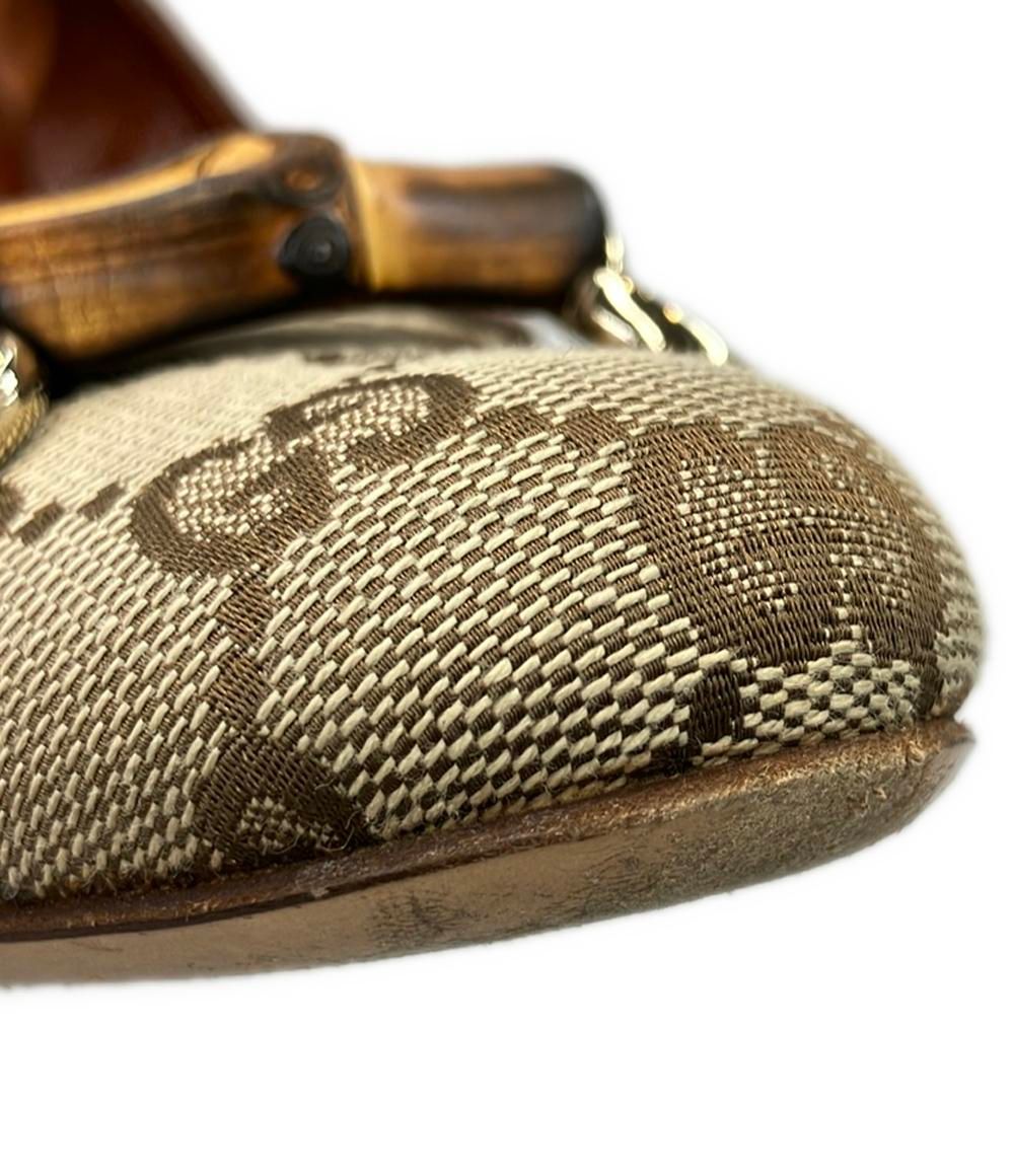 グッチ GG柄バンブービットパンプス 138711 レディース SIZE 37 (24cm